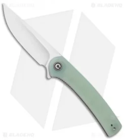 CIVIVI Mini Asticus Liner Lock Knife Natural Jade G-10 (3.25" Satin)
