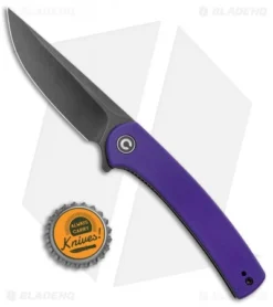 CIVIVI Mini Asticus Liner Lock Knife Purple G-10 (3.25" Black Stonewash) 7 CIVIVI Mini Asticus Liner Lock Knife Purple G-10 (3.25" Black Stonewash) -Civivi Knives Store CIVIVI Mini Asticus LL Purple G 10 Black SW BHQ 134066 jr bottlecap