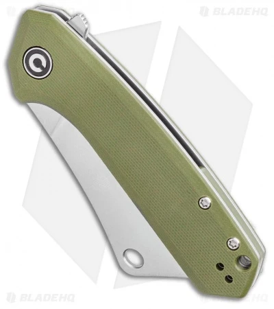 CIVIVI Mini Mastodon Liner Lock Knife OD Green G-10 (3" Stonewash) 2 CIVIVI Mini Mastodon Liner Lock Knife OD Green G-10 (3" Stonewash) - Image 2