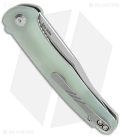 CIVIVI Mini Sandbar Liner Lock Knife Natural Jade G-10 (2.9" Satin ) C20011-2 -Civivi Knives Store CIVIVI Mini Sandbar LL Knife Natural Jade G 10 Satin BHQ 142902 jr side