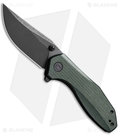CIVIVI ODD 22 Liner Lock Knife Green Micarta (3" Black Stonewash) 1 CIVIVI ODD 22 Liner Lock Knife Green Micarta (3" Black Stonewash)