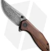 CIVIVI ODD 22 Liner Lock Knife Wood (3" Damascus) C21032-DS1