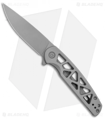 CIVIVI Perf Skeletonized Frame Lock Knife Stainless Steel (3.1" SW) 1 CIVIVI Perf Skeletonized Frame Lock Knife Stainless Steel (3.1" SW)