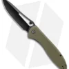 CIVIVI Picaro Liner Lock Knife OD Green G-10 (3.94" Black Stonewash)