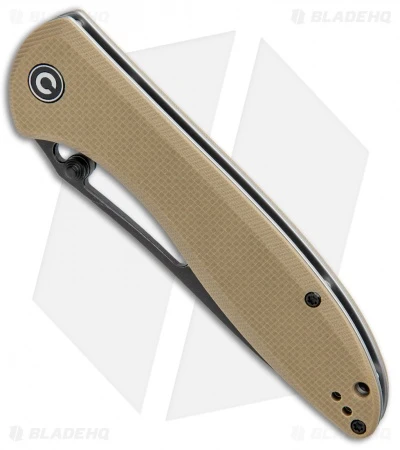 CIVIVI Picaro Liner Lock Knife Tan G-10 (3.94" Black Stonewash) 2 CIVIVI Picaro Liner Lock Knife Tan G-10 (3.94" Black Stonewash) - Image 2
