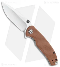 CIVIVI Pintail Liner Lock Knife Brown Micarta (3" Satin) C2020A