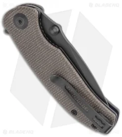 CIVIVI Pintail Liner Lock Knife Dark Green Micarta (3" Black SW) C2020C -Civivi Knives Store CIVIVI Pintail Liner Lock Knife Dark Green Micarta 3.00 Black SW C2020C BHQ 118011 LS Side