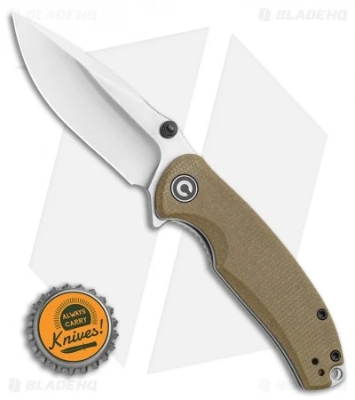 CIVIVI Pintail Liner Lock Knife Olive Green Micarta (3" Satin) C2020B 4 CIVIVI Pintail Liner Lock Knife Olive Green Micarta (3" Satin) C2020B - Image 4