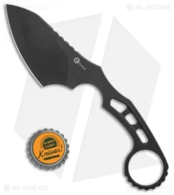CIVIVI Planck Skeletonized Fixed Blade Knife (2.9" Black Stonewash) C2022B -Civivi Knives Store CIVIVI Planck Skeletonized Black Black SW BHQ 118861 jr bottlecap