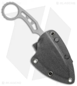 CIVIVI Planck Skeletonized Fixed Blade Knife (2.9" Stonewash) C2022A -Civivi Knives Store CIVIVI Planck Skeletonized Gray SW BHQ 118860 jr sheath