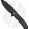 CIVIVI Praxis Flipper Liner Lock Knife Coarse Black Micarta (3.75" Black) C803G