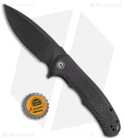 CIVIVI Praxis Flipper Liner Lock Knife Coarse Black Micarta (3.75" Black) C803G -Civivi Knives Store CIVIVI Praxis Flipper LL Black Micarta Black BHQ 142943 jr bottlecap