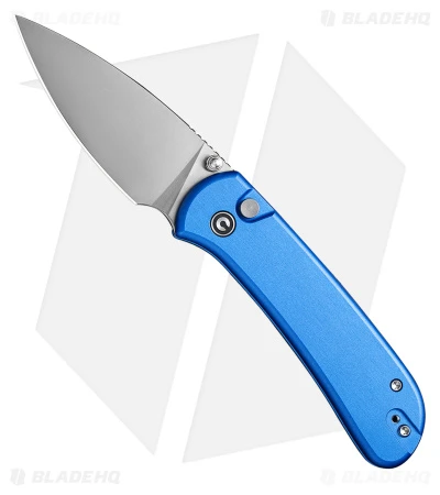 CIVIVI Qubit Button Lock Knife Blue Aluminum (2.98" Satin) 1 CIVIVI Qubit Button Lock Knife Blue Aluminum (2.98" Satin)
