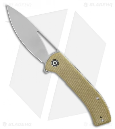 CIVIVI Riffle Liner Lock Knife Olive Micarta (3.5" Stonewash) C2024B 1 CIVIVI Riffle Liner Lock Knife Olive Micarta (3.5" Stonewash) C2024B
