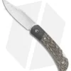 CIVIVI Rustic Gent Lock Back Knife Matrix Micarta/CF (2.97" Damascus) C914DS-2