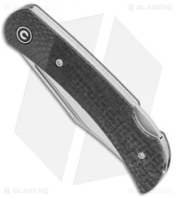 Civivi Knives Store 7 Civivi Knives Store -Civivi Knives Store CIVIVI Rustic Gent Lock Back Black Micarta CF Satin C914D BHQ 104234 jr spine