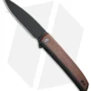 CIVIVI Savant Frame Lock Knife Cuibourtia Wood/Black (3.5" Black SW) C20063B-1