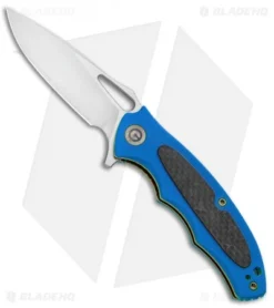 CIVIVI Shard Liner Lock Knife Blue G-10/CF (2.95" Satin) C806C