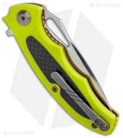 CIVIVI Shard Liner Lock Knife Fluorescent Green G-10/CF (2.95" Satin) C806A 7 CIVIVI Shard Liner Lock Knife Fluorescent Green G-10/CF (2.95" Satin) C806A -Civivi Knives Store CIVIVI Shard LL Flourescent Green G 10 CF Satin C806A BHQ 92544 jr side