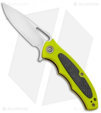 CIVIVI Shard Liner Lock Knife Fluorescent Green G-10/CF (2.95" Satin) C806A 1 CIVIVI Shard Liner Lock Knife Fluorescent Green G-10/CF (2.95" Satin) C806A
