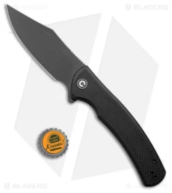 CIVIVI Sinisys Frame Lock Knife Black Micarta/Steel (3.7" Black SW) C20039-1 -Civivi Knives Store CIVIVI Sinisys FL Black Micarta Steel Black SW BHQ 174423 jr bottlecap