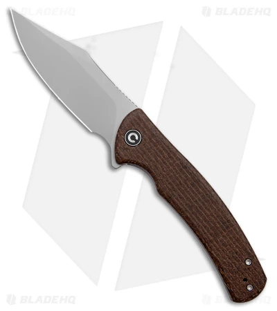 CIVIVI Sinisys Frame Lock Knife Brown Micarta/Steel (3.7" BB) C20039-2 1 CIVIVI Sinisys Frame Lock Knife Brown Micarta/Steel (3.7" BB) C20039-2