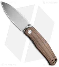 CIVIVI Sokoke Liner Lock Knife Brown Micarta (3.35" BB) C22007-3