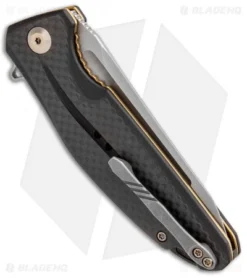 CIVIVI Statera Flipper Liner Lock Knife Black Carbon Fiber (3.5" SW) C901C 7 CIVIVI Statera Flipper Liner Lock Knife Black Carbon Fiber (3.5" SW) C901C -Civivi Knives Store CIVIVI Staera Flipper LL CF Satin BHQ 93256 jr side