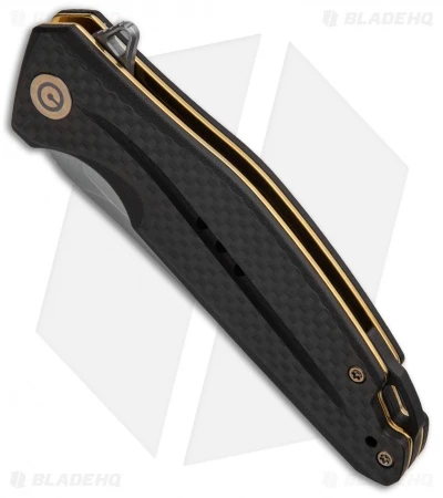 CIVIVI Statera Flipper Liner Lock Knife Black Carbon Fiber (3.5" SW) C901C 2 CIVIVI Statera Flipper Liner Lock Knife Black Carbon Fiber (3.5" SW) C901C - Image 2