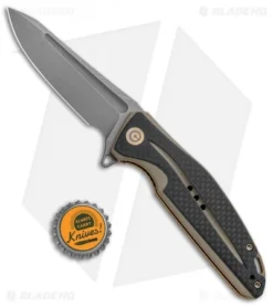 CIVIVI Statera Flipper Liner Lock Knife Tan Carbon Fiber (3.5" SW) C901A 7 CIVIVI Statera Flipper Liner Lock Knife Tan Carbon Fiber (3.5" SW) C901A -Civivi Knives Store CIVIVI Statera Flipper LL Tan CF SW C901A BHQ 93883 jr bottlecap