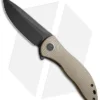 CIVIVI Synergy3 Liner Lock Knife Tan G-10 (3.24" Black Stonewash) C20075D-2