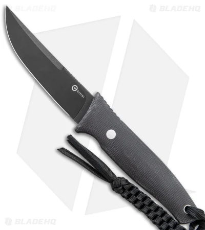 CIVIVI Terzuola Tamashii Fixed Blade Knife Dark Green Micarta (4.07" Black SW) 1 CIVIVI Terzuola Tamashii Fixed Blade Knife Dark Green Micarta (4.07" Black SW)