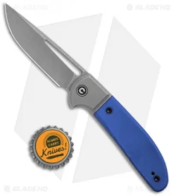 CIVIVI Trailblazer Slip Joint Knife Blue G10 (3" Stonewash) C2018B -Civivi Knives Store CIVIVI Trailblazer SJ Blue G 10 Gray C2018B BHQ 116973 jr bottlecap