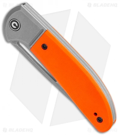 CIVIVI Trailblazer Slip Joint Knife Orange G10 (3" Stonewash) C2018A 2 CIVIVI Trailblazer Slip Joint Knife Orange G10 (3" Stonewash) C2018A - Image 2