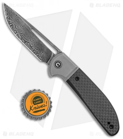 CIVIVI Trailblazer Slip Joint Knife Carbon Fiber (3" Damascus) C2018DS-1 4 CIVIVI Trailblazer Slip Joint Knife Carbon Fiber (3" Damascus) C2018DS-1 - Image 4