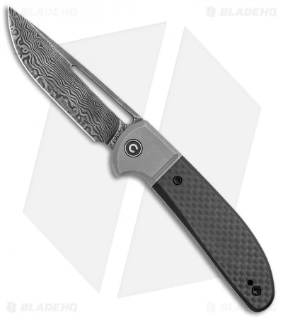 CIVIVI Trailblazer Slip Joint Knife Carbon Fiber (3" Damascus) C2018DS-1 1 CIVIVI Trailblazer Slip Joint Knife Carbon Fiber (3" Damascus) C2018DS-1