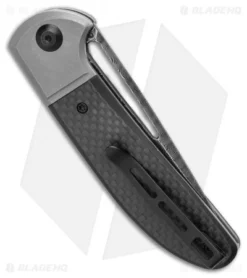 CIVIVI Trailblazer XL Slip Joint Knife CF Overlay/G-10 (3.5" Damascus) -Civivi Knives Store CIVIVI Trailblazer XL Slip Joint Knife CF Overlay G10 3.5 Stonewash C2101DS 1 BHQ 122538 LS Side