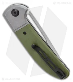 CIVIVI Trailblazer XL Slip Joint Knife OD Green G10 (3.5" Stonewash) C2101A -Civivi Knives Store CIVIVI Trailblazer XL Slip Joint Knife OD Green G10 3.5 Stonewash C2101A BHQ 122534 LS Side