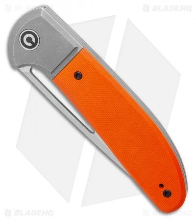 CIVIVI Trailblazer XL Slip Joint Knife Orange G10 (3.5" Stonewash) C2101B 2 CIVIVI Trailblazer XL Slip Joint Knife Orange G10 (3.5" Stonewash) C2101B - Image 2