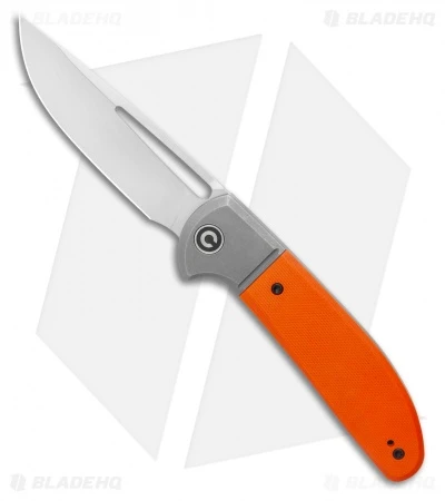 CIVIVI Trailblazer XL Slip Joint Knife Orange G10 (3.5" Stonewash) C2101B 1 CIVIVI Trailblazer XL Slip Joint Knife Orange G10 (3.5" Stonewash) C2101B