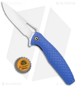 CIVIVI Wyvern Folding Flipper Knife Blue FRN (3.5" Satin) C902E -Civivi Knives Store CIVIVI Wyvern Folding Blue FRN Satin C902E BHQ 100883 jr bottlecap