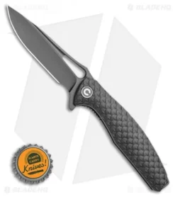 CIVIVI Wyvern Folding Flipper Knife Black FRN (3.5" Black) -Civivi Knives Store CIVIVI Wyvern Folding Flipper Knife Black FRN 3.5 Black C902I BHQ 115288 LS Bottelcap