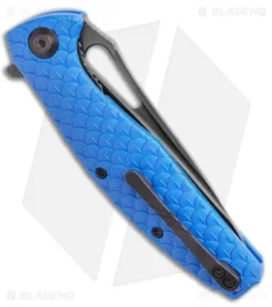 CIVIVI Wyvern Folding Flipper Knife Blue FRN (3.5" Black) -Civivi Knives Store CIVIVI Wyvern Folding Flipper Knife Blue FRN 3.5 Black C902H BHQ 115287 LS Side