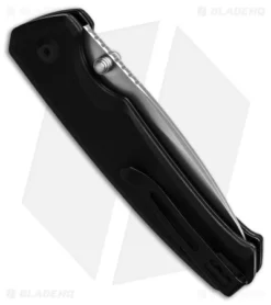 CIVIVI Altus Button Lock Knife Black G-10 (3" Satin) C20076-1 -Civivi Knives Store Civivi Altus Button Lock Knife Black G10 2in Satin BHQ 139456 td side