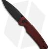 CIVIVI Altus Button Lock Knife Burgundy G-10 (3" Black) C20076-2