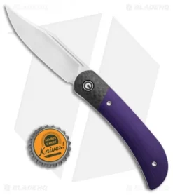 CIVIVI Appalachian Drifter 2 Liner Lock Knife Purple G-10 (3" Satin) -Civivi Knives Store Civivi Appalachian Drifter 2 LL Knife Purple G 10 3in Satin BHQ 138579 td size