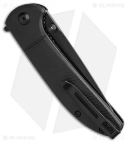 CIVIVI Badlands Vagabond Folding Knife Black FRN (3.25" Black) -Civivi Knives Store Civivi Badlands Vagabond Folding Knife Black FRN 3in 25cm Black BHQ 138576 td side