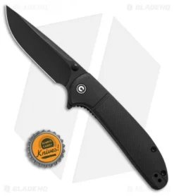 CIVIVI Badlands Vagabond Folding Knife Black FRN (3.25" Black) -Civivi Knives Store Civivi Badlands Vagabond Folding Knife Black FRN 3in 25cm Black BHQ 138576 td size