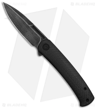 CIVIVI Cetos Frame Lock Knife Twill Carbon Fiber (3.48" Damascus) C21025B-DS1 1 CIVIVI Cetos Frame Lock Knife Twill Carbon Fiber (3.48" Damascus) C21025B-DS1