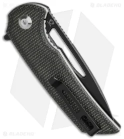 CIVIVI Ferrum Forge Odium Liner Lock Knife Dark Green Micarta (2.6" Black) 6 CIVIVI Ferrum Forge Odium Liner Lock Knife Dark Green Micarta (2.6" Black) -Civivi Knives Store Civivi Ferrum Forge Odium LL Knife Dark Green Micarta 2in 6cm 138578 td side 2